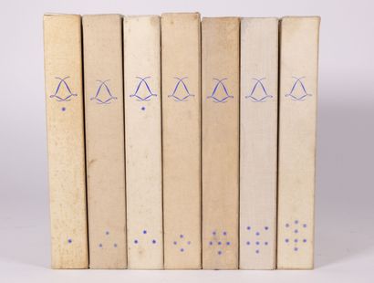  [CAHIERS DE LA CERAMIQUE] 
Ensemble de sept recueils de volumes grand in-4 des cahiers...