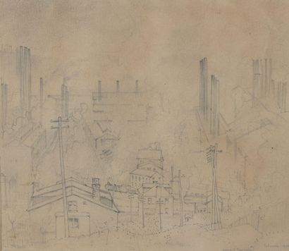 null Jean Émile LABOUREUR (1877-1943)

Usines de Homestead, 1906

Crayon noir, titré,...