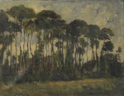 Victor Louis FOCILLON (1849-1918) 
Paysage...
