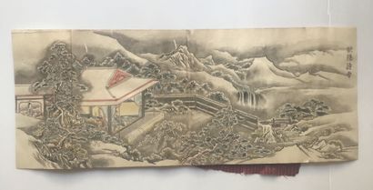 null JAPON, début du XIXème siècle

Recueil de 17 aquarelles à sujet de paysages...