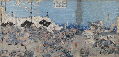 null Utagawa KUNIYOSHI (1797-1861)

La grande bataille de Kawanakajima (Kawanakajima...