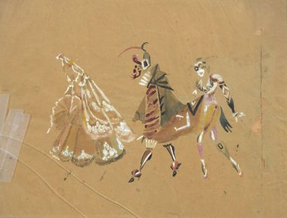 null Georgii IAKULOV (1884-1928)

La procession ; trois comédiens (projets de costumes...
