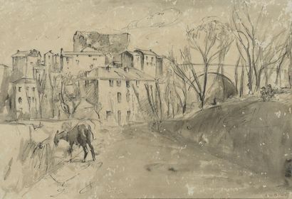 null Anne-Marie BERNAY (1889-1935)

Paysage à l'âne

Plume et encre, lavis d'encre...
