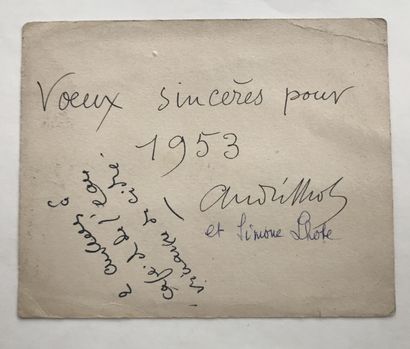 null André LHOTE (1885-1962)

Paysage, 1938

Plume et encre noire, signée et dédicacée...