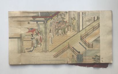 JAPON, début du XIXème siècle 
Recueil de...