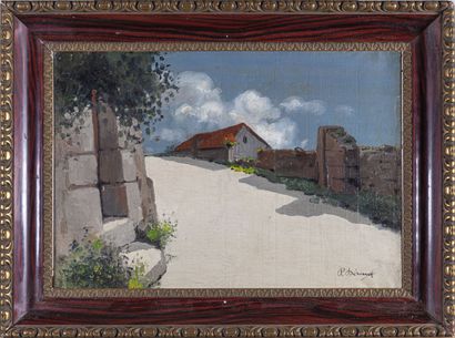 null Paul DERIEU (1904-1957), 

La route du Puy

Huile sur toile, signée en bas à...