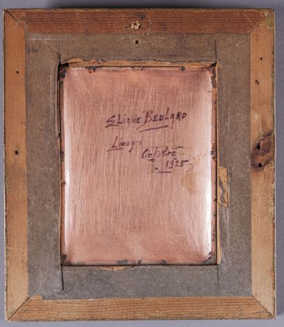 null BEULARD, 1925

La forge

Email sur cuivre signé et daté au dos

H. 13,5 cm -...
