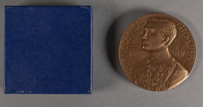 null J. P LEGASTELOIS (1855-1931)

Médaille en bronze représentant le Capitaine Georges...