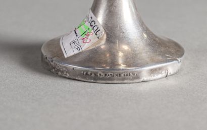  WIMBLEDON 
Coupe à deux anses en métal argenté, avec la mention gravée "Waltham...