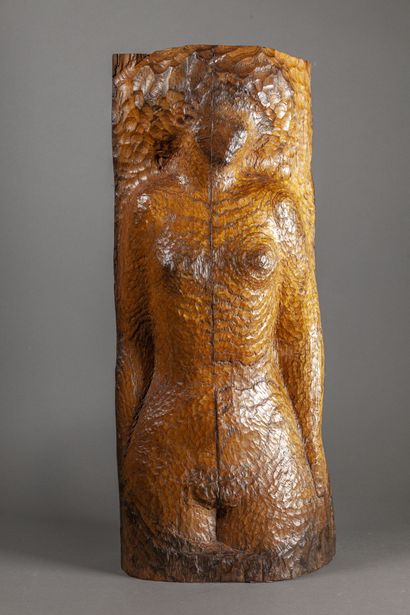 null Morley TROMAN (Né en 1928)

Nu féminin

Sculpture en bois naturel

H. 57 cm