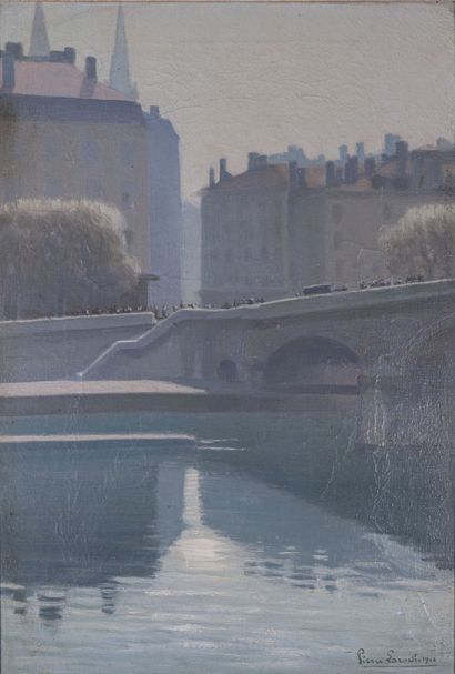 null Pierre LAROCHE (1893-1982)

Pont du change 

Huile sur toile signée et datée...
