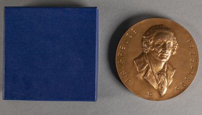 Médaille commémorative en bronze de Jean-Baptiste...