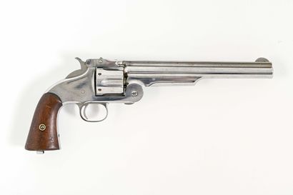  USA 
Revolver Smith and Wessons cal 44 "RUSSIAN" contrat russe 
Carcasse acier nickelé,...