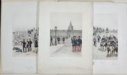null MILITARIA 

D'après Édouard DETAILLE (1848 - 1912)

Lot de 14 photogravures...