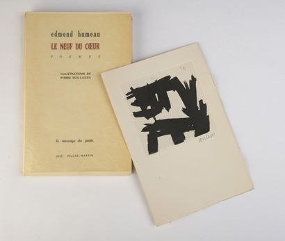  Pierre SOULAGES (né en 1919) et Edmond HUMEAU (1907-1998) 
Le neuf du coeur, Paris,...