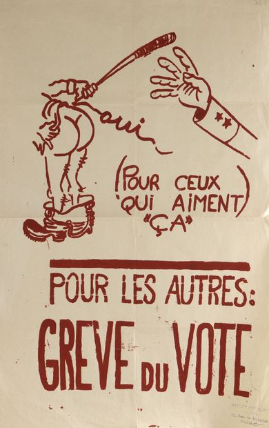 null [Affiche de mai 1968]

Atelier populaire du REL, rue de Richelieu

Pour ceux...