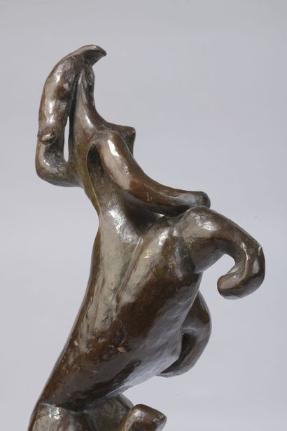  Henri LAURENS (1885-1954) 
La Centauresse, 1953 
Épreuve en bronze à patine brune,...