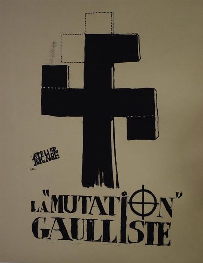 null [Affiche de mai 1968]

Atelier Populaire

La mutation gaulliste

Sérigraphie...