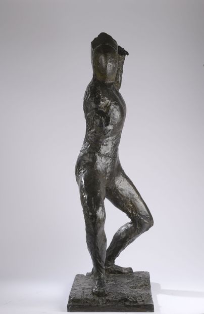 null Germaine RICHIER (1904-1959)

Escrimeuse avec masque, 1943

Épreuve en bronze...