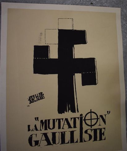 null [Affiche de mai 1968]

Atelier Populaire

La mutation gaulliste

Sérigraphie...