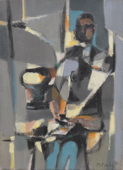 null Marcel MOULY (1918-2008)

Man at the Table or Grey Interior, 1958

Oil on canvas,...