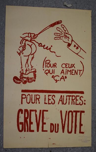 null [Affiche de mai 1968]

Atelier populaire du REL, rue de Richelieu

Pour ceux...