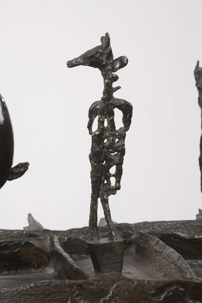 null Germaine RICHIER (1904-1959)

The Chessboard, small 1955

Bronze proof with...