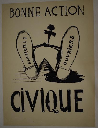 null [Affiche de mai 1968]

Anonyme

Bonne action civique - Etudiants ouvriers

Sérigraphie...