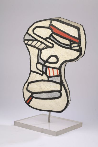 Jean DUBUFFET (1901-1985) 
Theater Mask IV,...