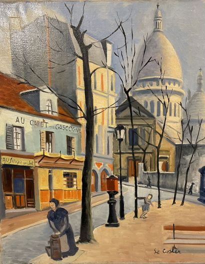 null Lot: View of the Sacré-Coeur and View of the Moulin Rouge 


Two oils on canvas...