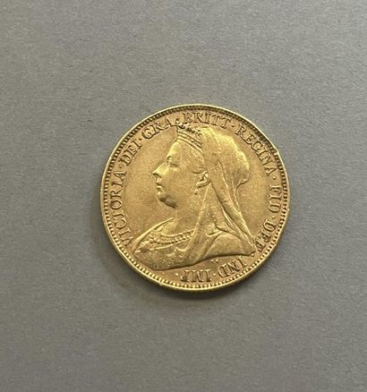 null ANGLETERRE

Un souverain en or jaune, Victoria veuve, 1898

Poids: 8 g
