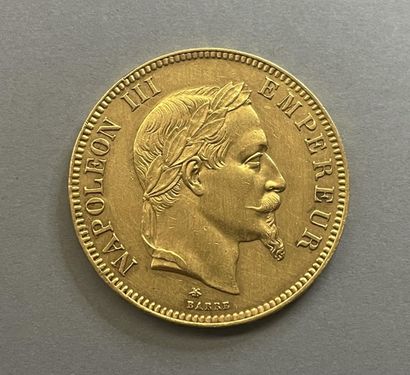 null FRANCE

Une pièce de 100 francs or Napoléon III tête laurée , Paris: 1869

Poids:...