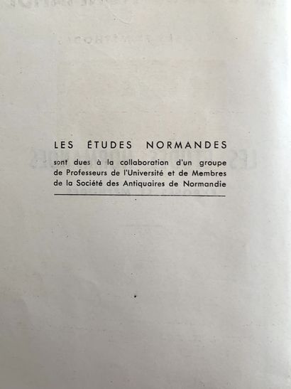 null [NORMANDIE]. 11 volumes:



[Normandie - Saintonge - Maine - Perche] - Collection...