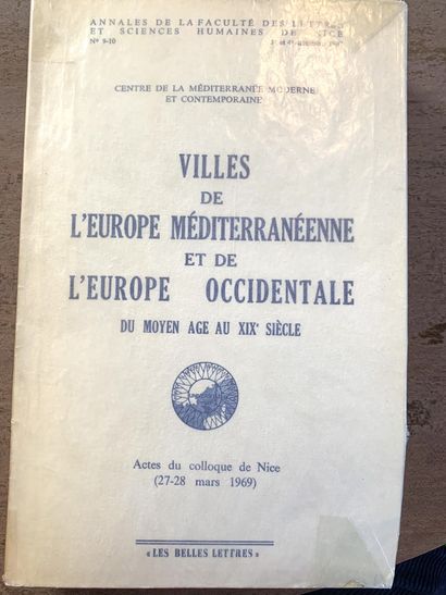 null [Nice] - [Collectif]. Histoire des Villes de l'Europe Méditerranéenne et de...