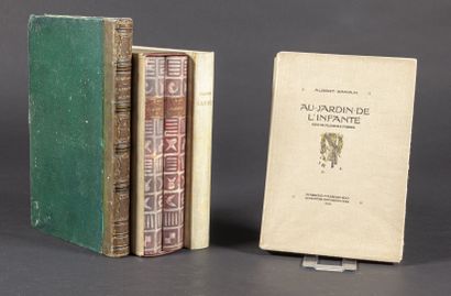 null [LOT DE LIVRES]. 5 volumes.

- SAMAIN (Albert). Au jardin de l'infante. Suivi...