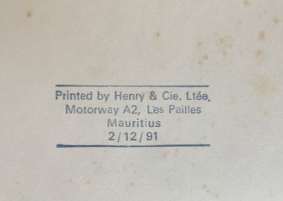 null [Ile MAURICE]. Mauritius Illustrated, Historical And Descreptive Commercial...