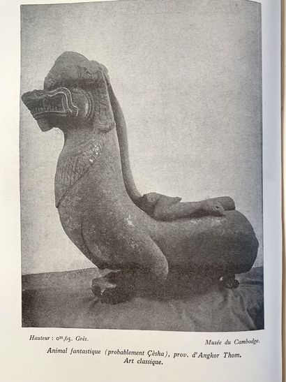 null [INDOCHINE] - GROSLIER (George). La Sculpture Khmère Ancienne. Illustré de 175...