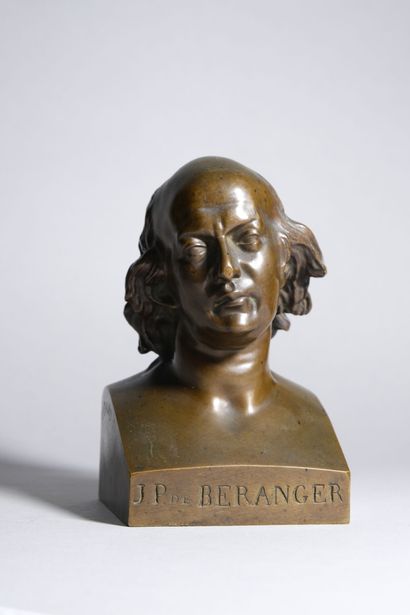 null D'après David d'ANGERS (1788-1856)

Buste de Pierre-Jean de BERANGER, poète...