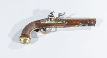 null France

Pistolet à silex Premier Empire en bronze

Monture bois, crosse quadrillée,...