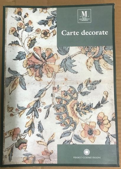 null Five books in Italian and one in Spanish concerning the History of wallpaper,...