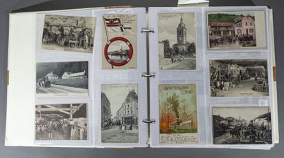 null Ensemble de 400 cartes postales anciennes sur la région Grand Est de la France...