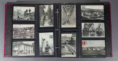 null Ensemble de 300 cartes postales anciennes sur la région Auvergne Rhône Alpes....