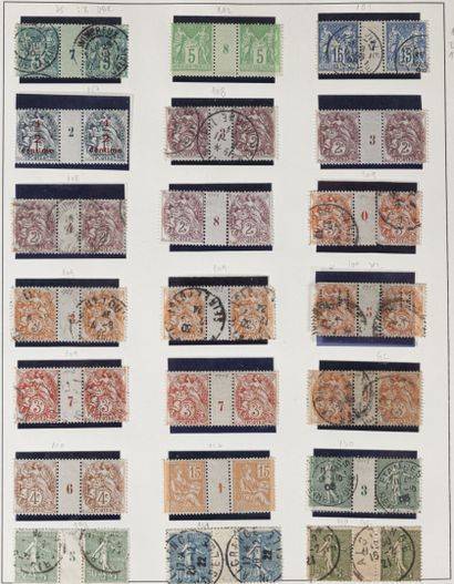 null Collection de France en 32 volumes avec de nombreux timbres classiques (certains...