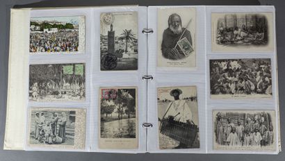 null Ensemble de cartes postales anciennes de l'Afrique du Nord et de l'Afrique Noire....