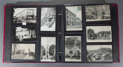 null Ensemble de 300 cartes postales anciennes sur la région Auvergne Rhône Alpes....