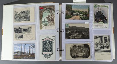 null Ensemble de 400 cartes postales anciennes sur la région Grand Est de la France...