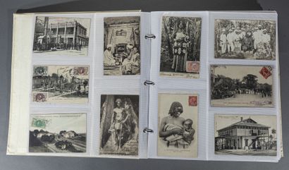 null Ensemble de cartes postales anciennes de l'Afrique du Nord et de l'Afrique Noire....