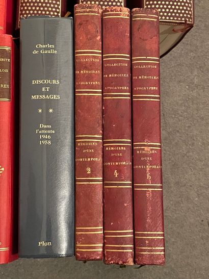 null Lot d'une quinzaine de livres divers dont trois tomes de l'Histoire Universelle...