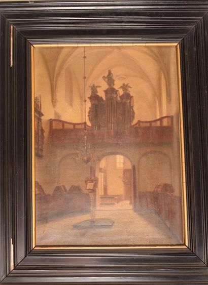 null Gustaaf Antoon F. HEYLIGERS (1828-1897)

"Interior of a church".

Oil on canvas...