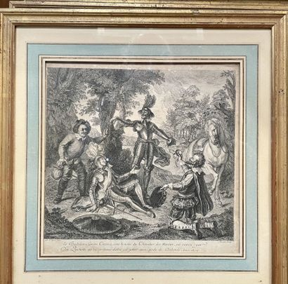 null D'après Charles-Antoine COYPEL (1694-1752), gravé par D. BEAUVAIS

"Don Quichotte"

Suite...